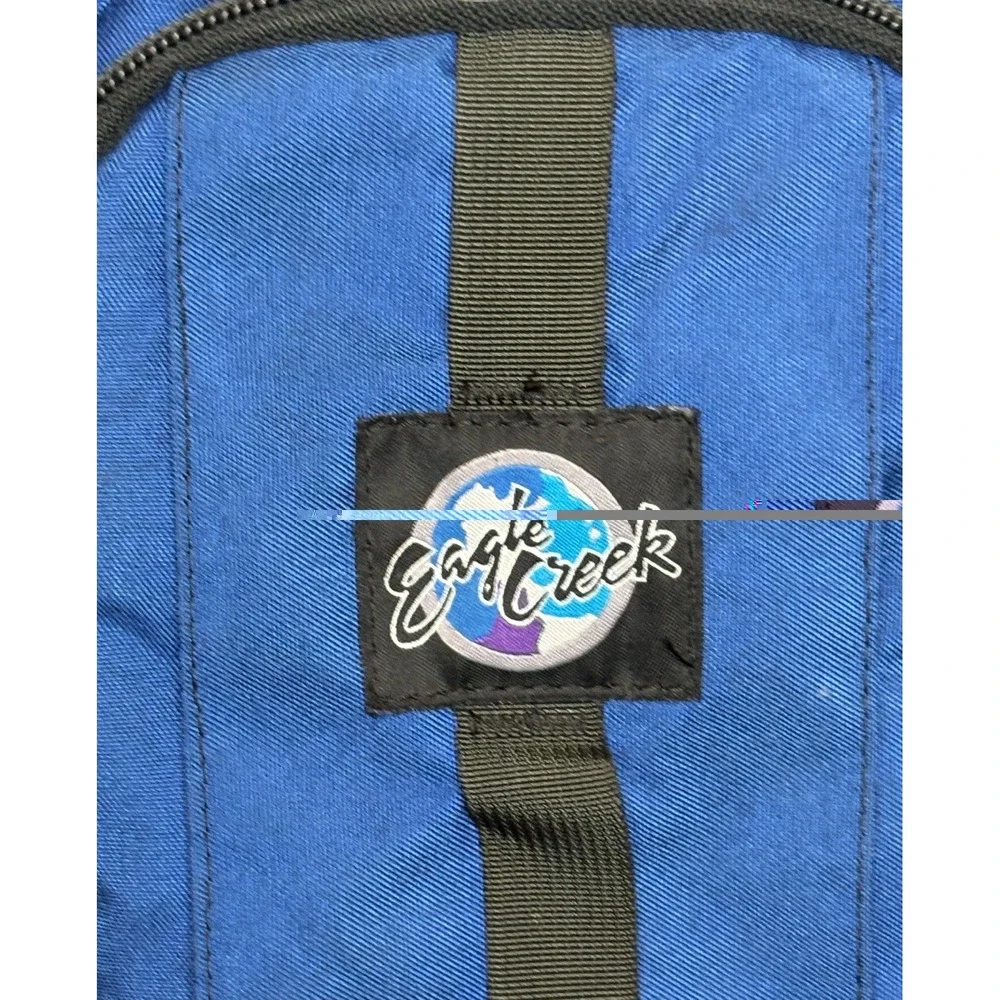 VNTG Eagle Creek Blue Black Utility Hiking Camping Backpack Sector Watch